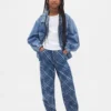 High Rise Easy Barrel-Jeans för barn