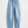 High Rise Easy Barrel-Jeans för barn