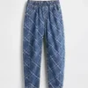 High Rise Easy Barrel-Jeans för barn