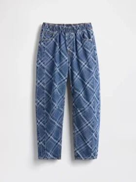High Rise Easy Barrel-Jeans för barn