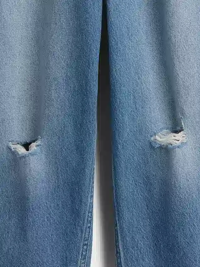 High Rise Easy Barrel-Jeans för barn