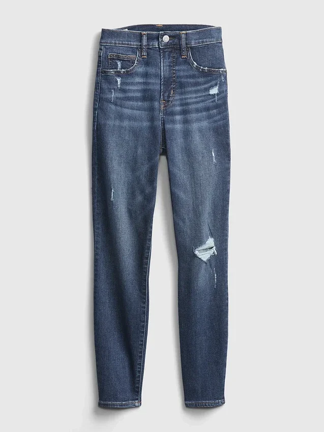 High Rise True Skinny-Jeans
