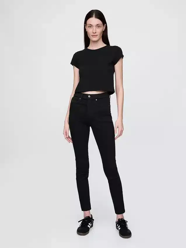 High Rise True Skinny-Jeans