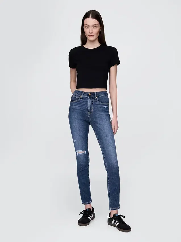 High Rise True Skinny-Jeans