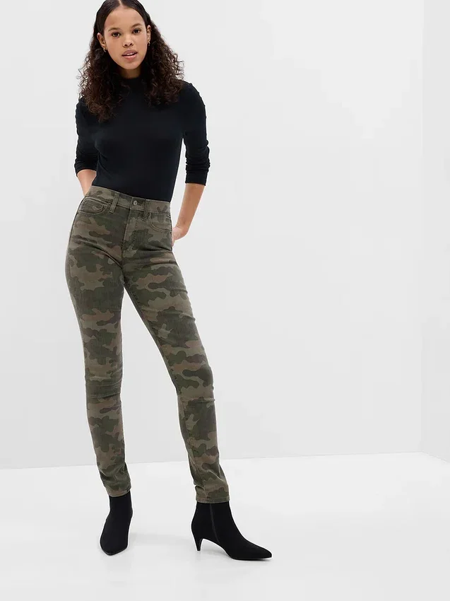 High Rise True Skinny-Jeans