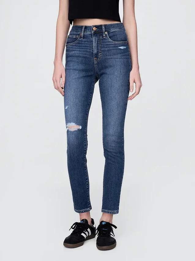 High Rise True Skinny-Jeans