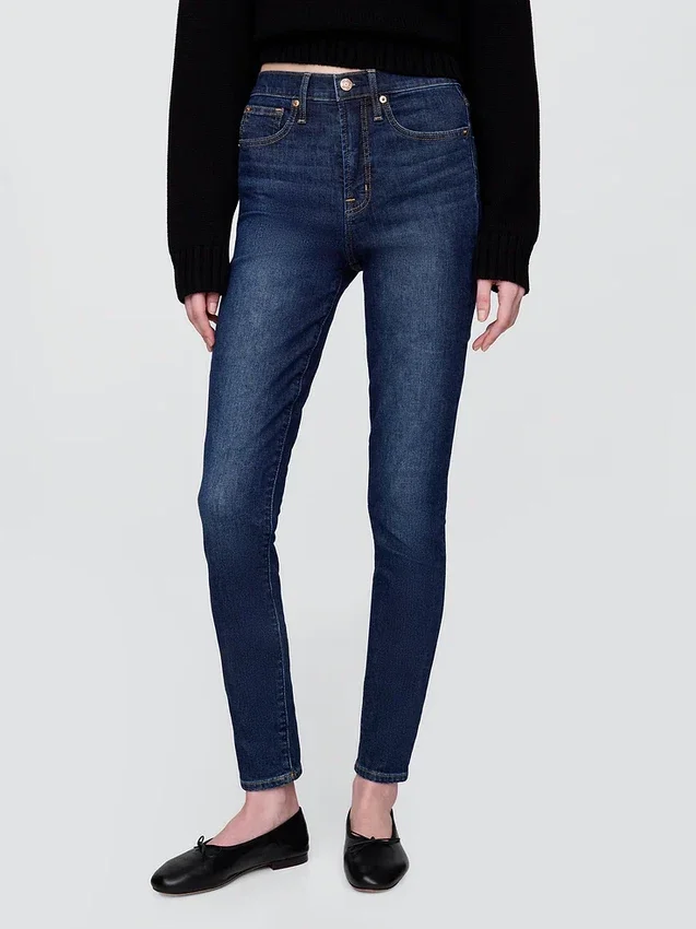 High Rise True Skinny-Jeans
