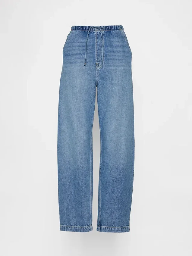 High Rise Ultrasoft Easy Barrel Jeans