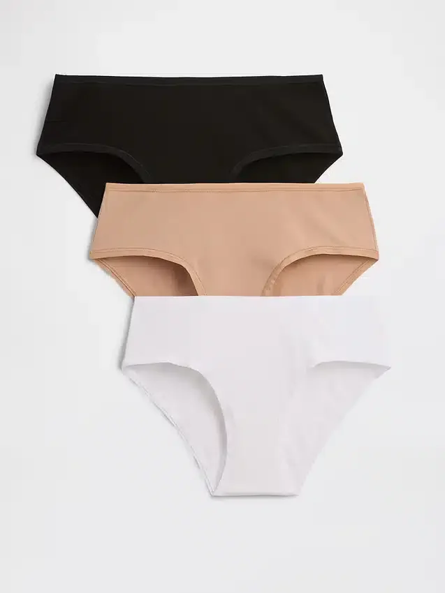 Hipster i ekologisk stretchbomull (3-pack)