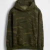 Hoodie för barn i avslappnad kamouflage