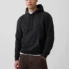 Hoodie för vuxna med Vintagesoft Arch Logo