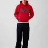 Hoodie för vuxna med Vintagesoft Arch Logo
