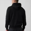Hoodie för vuxna med Vintagesoft Arch Logo
