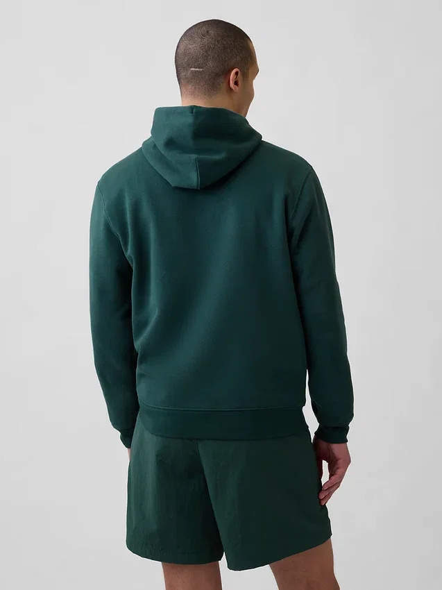 Hoodie för vuxna med Vintagesoft Arch Logo