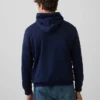 Hoodie för vuxna med Vintagesoft Arch Logo