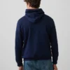 Hoodie för vuxna med Vintagesoft Arch Logo