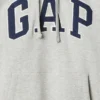 Hoodie för vuxna med Vintagesoft Arch Logo