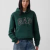 Hoodie för vuxna med Vintagesoft Arch Logo