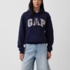 Hoodie för vuxna med Vintagesoft Arch Logo