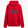 Hoodie för vuxna med Vintagesoft Arch Logo