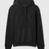 Hoodie för vuxna med Vintagesoft Arch Logo