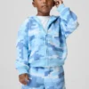 Hoodie med dragkedja för Baby & Småbarn i Vintagesoft-kamouflage