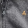 Hoodie med dragkedja i våffelstickat för Baby & Småbarn