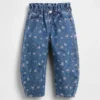 Horseshoe-jeans med blommönster för Baby & Småbarn
