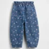 Horseshoe-jeans med blommönster för Baby & Småbarn