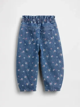 Horseshoe-jeans med blommönster för Baby & Småbarn