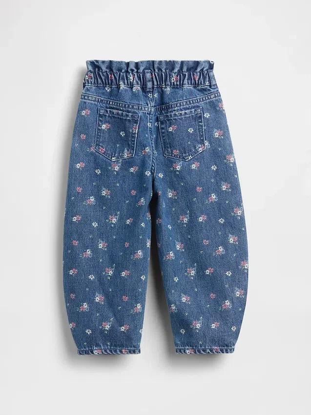 Horseshoe-jeans med blommönster för Baby & Småbarn