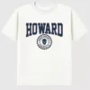 Howard University Collegiate Seal – mörk grafisk T-shirt
