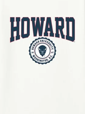 Howard University Collegiate Seal – mörk grafisk T-shirt