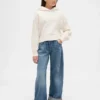 Huvtröja för barn i Vintagesoft-blandmaterial