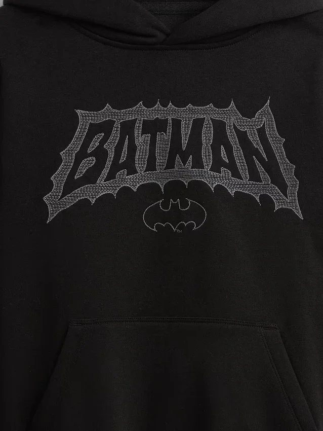 Huvtröja för barn i Vintagesoft med Batman-motiv