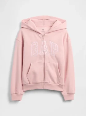 Huvtröja för barn i Vintagesoft med GAP Arch Logo