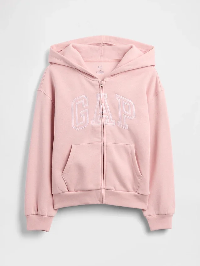Huvtröja för barn i Vintagesoft med GAP Arch Logo