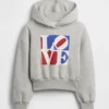 Huvtröja för barn med Robert Indiana-motiv