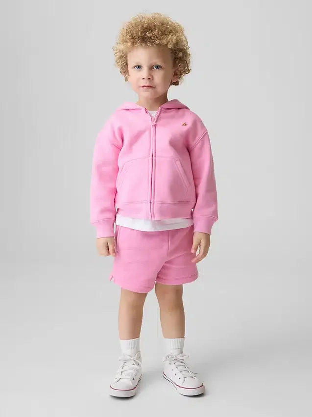 Huvtröja med dragkedja för Baby & Småbarn i Vintagesoft