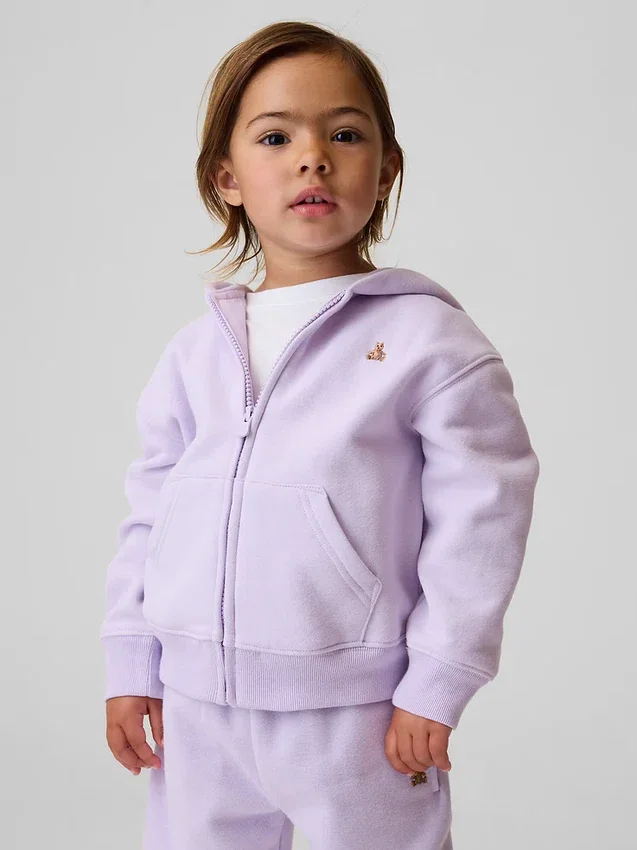 Huvtröja med dragkedja för Baby & Småbarn i Vintagesoft