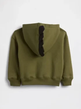 Huvtröja med dragkedja för Baby & Småbarn, Vintagesoft Dino