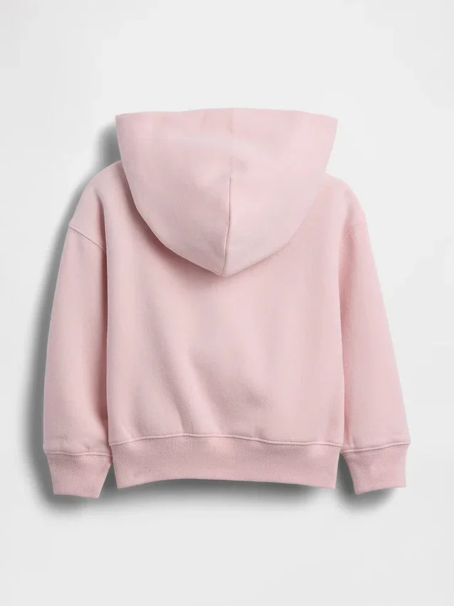 Huvtröja med dragkedja och logotyp för Baby & Småbarn