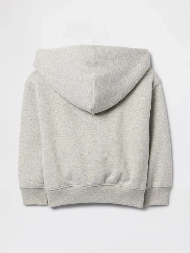 Huvtröja med dragkedja och logotyp för Baby & Småbarn