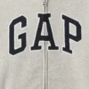 Huvtröja med dragkedja och Vintagesoft-logotyp för barn