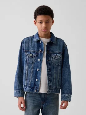 Icon-jeansjacka för barn