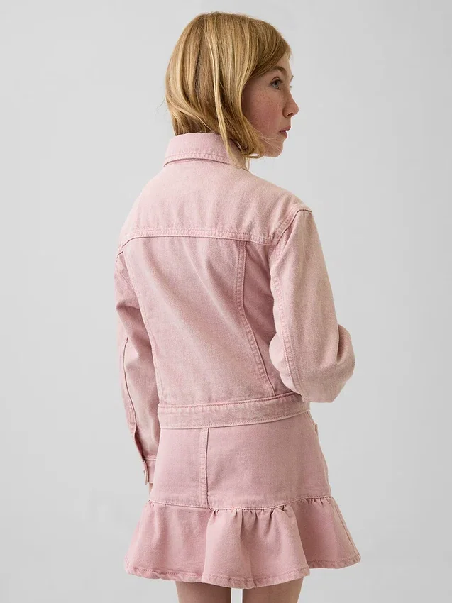 Icon-jeansjacka för barn
