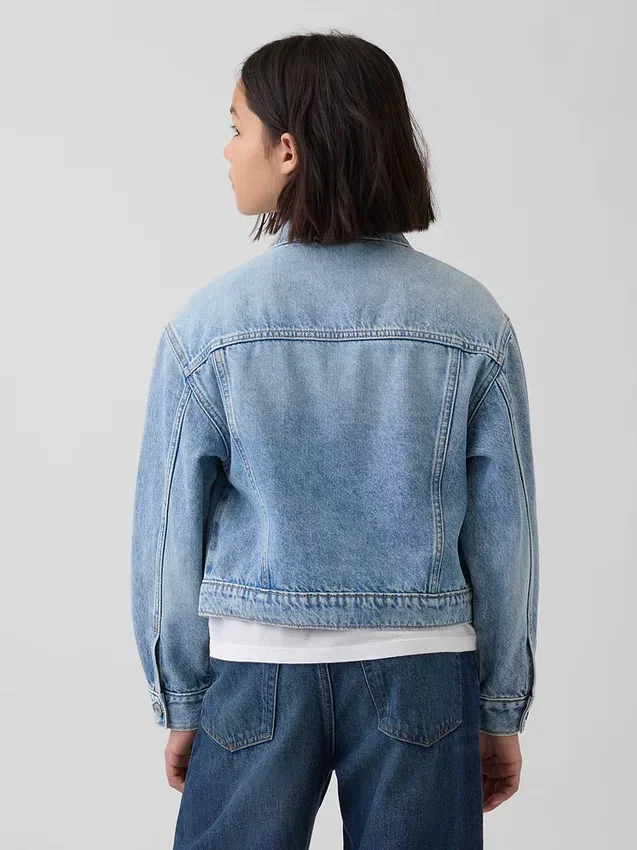 Icon-jeansjacka för barn