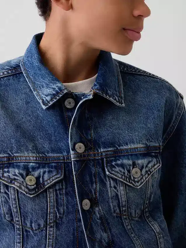 Icon-jeansjacka för barn