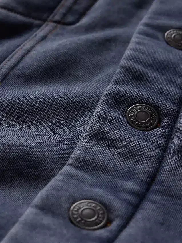 Icon-tröja med huva för barn i denim