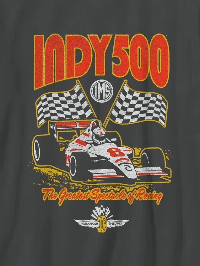 Indy 500-T-shirt med tryck för barn